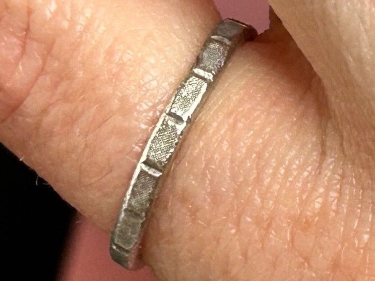 Anelli: Ultra feiner silberring matt antik (48) – Usato da Laufen venduto da Bellavitaboom