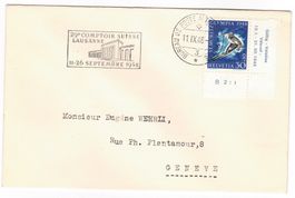 Lettre de Lausanne BPA A465 pour Genève le 11.IX.48