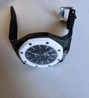 Taschenuhr Swatch Royal Pop schwarz weiss neu