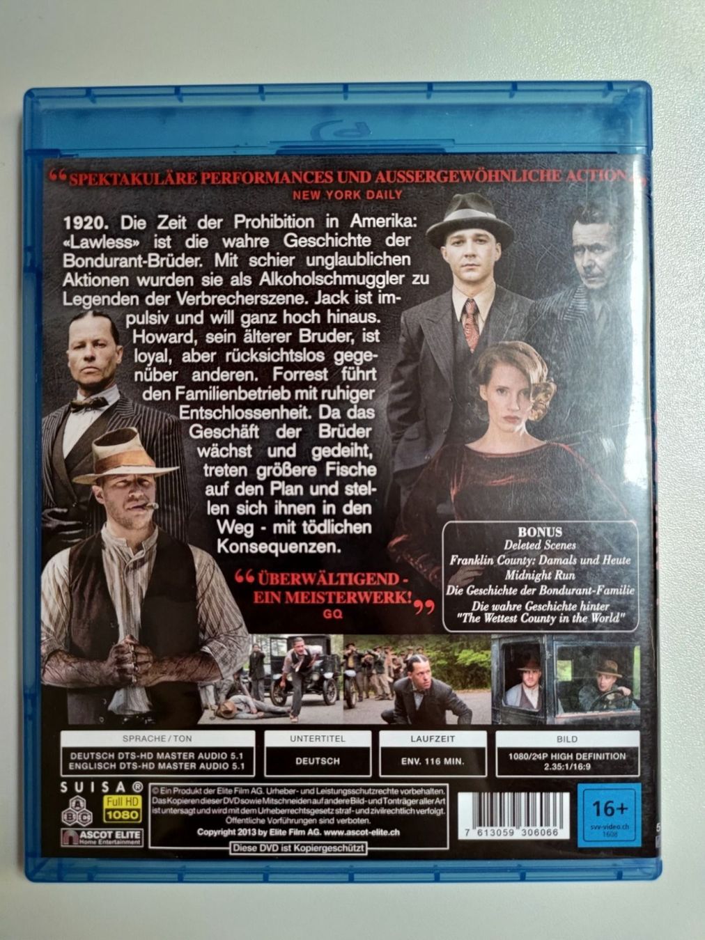 Tutti i DVDs: Lawless - Die Gesetzlosen – Usato da Liestal venduto da Kratzilla 2