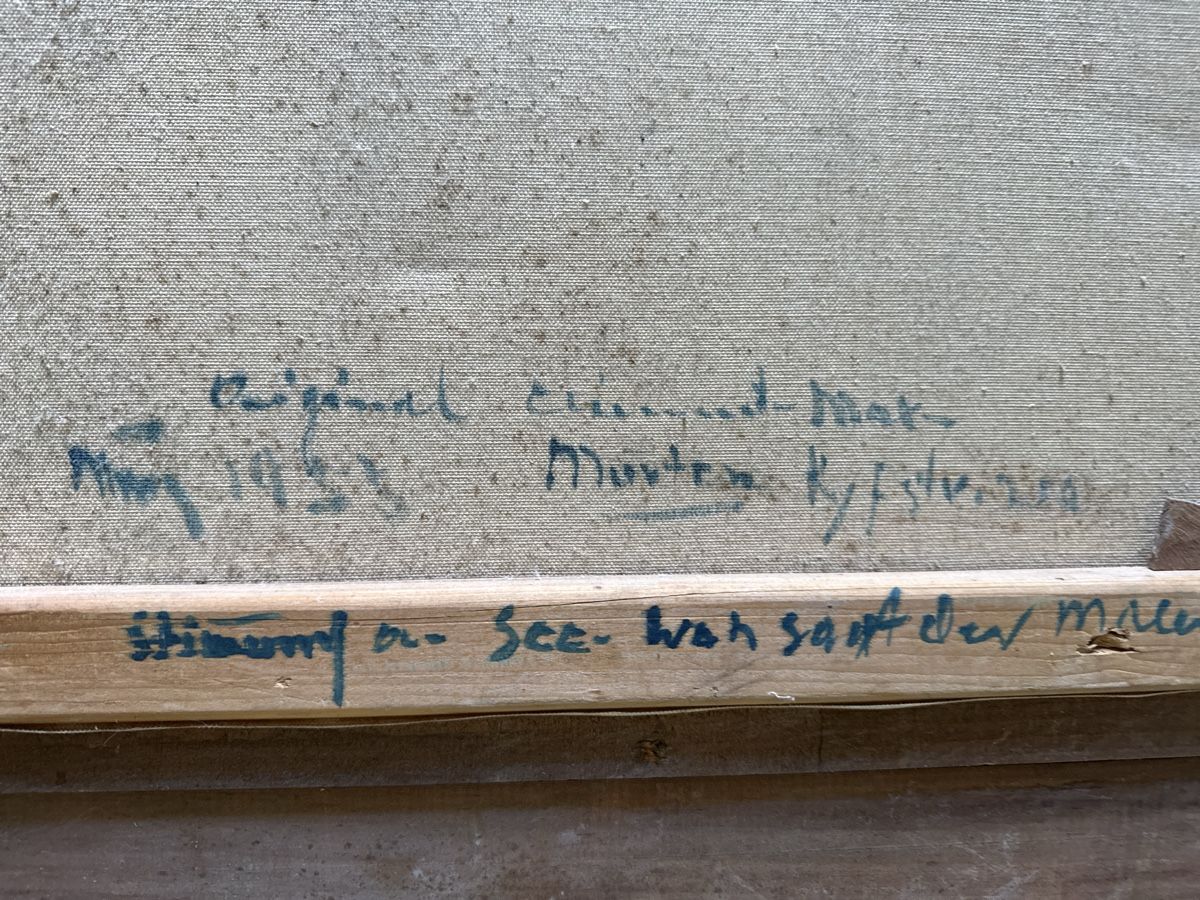 Tele & Cornici: CLÉMENT Max (1912-1995) Murtensee . Subtil – Usato da Schmitten FR venduto da Hohezelg 4