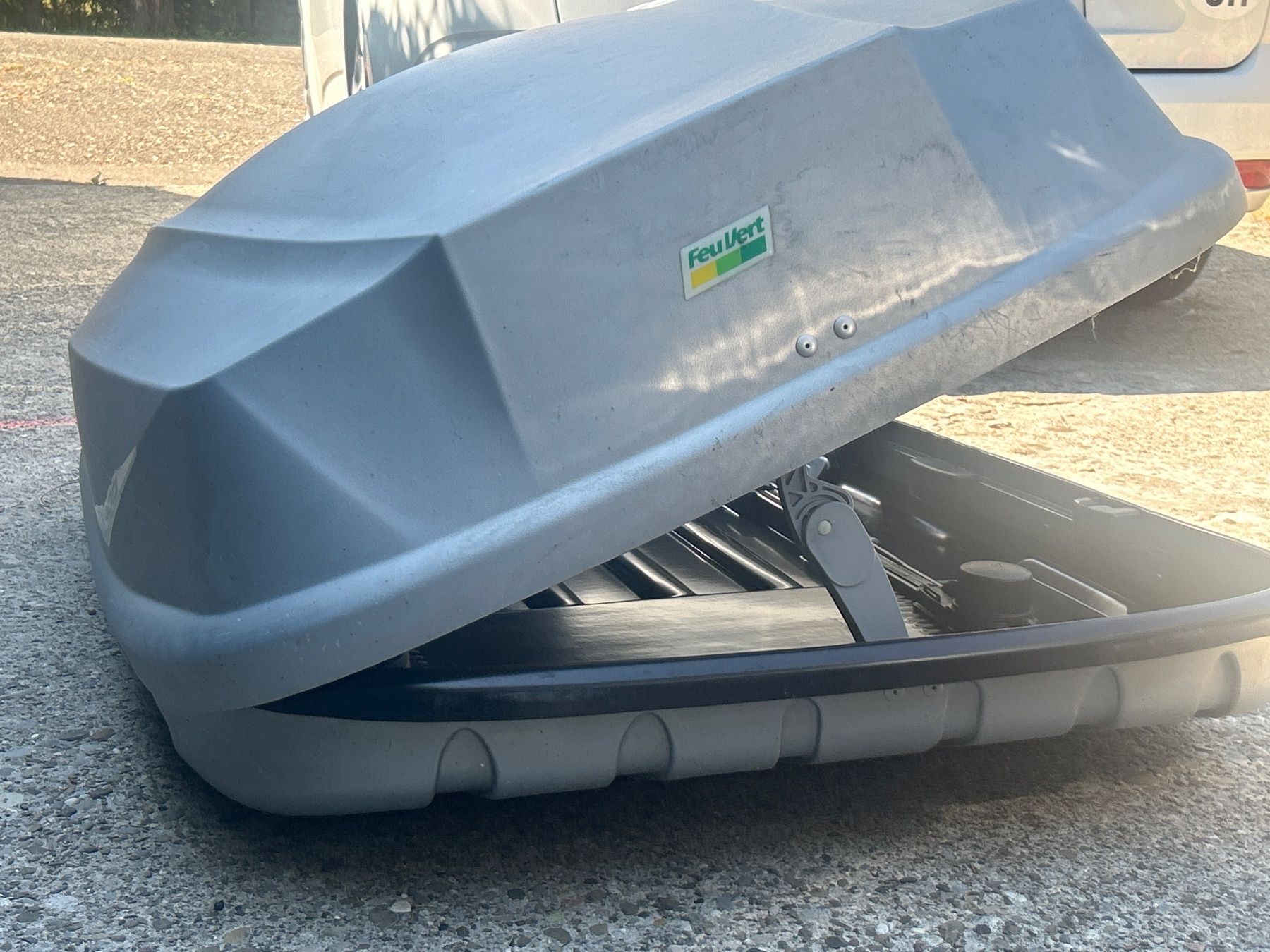 Dachboxen: Dachbox SX 400 Feu Vert grau – Gebraucht aus Wittnau von Naduah04 2