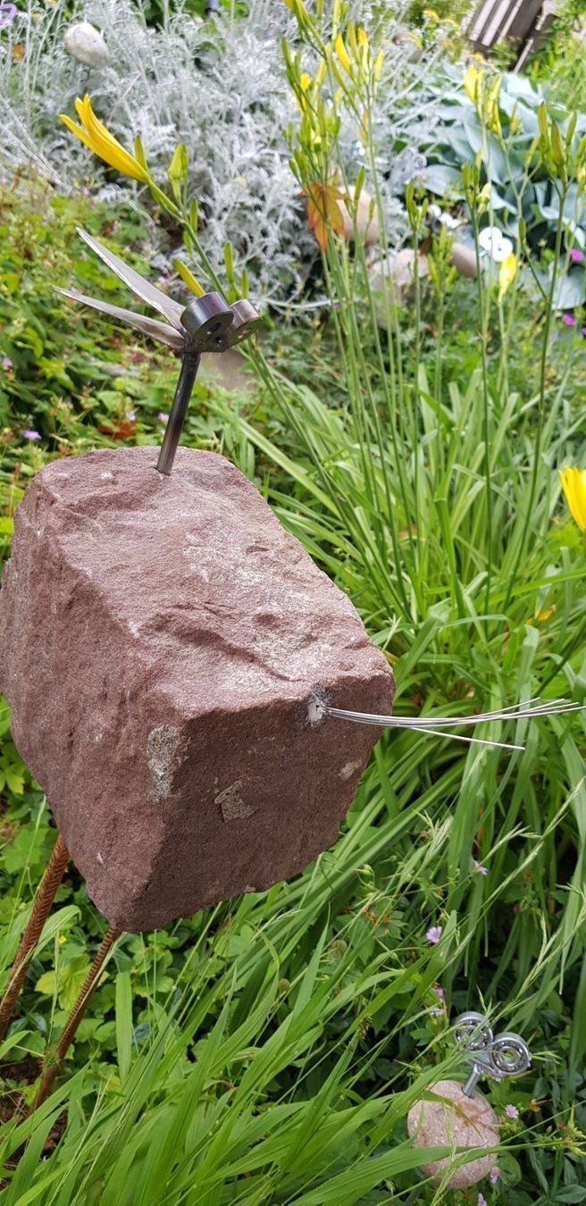 Skulpturen & Statuen: Stein- Metall-Vogel – Gebraucht aus Schaffhausen von beny06 7