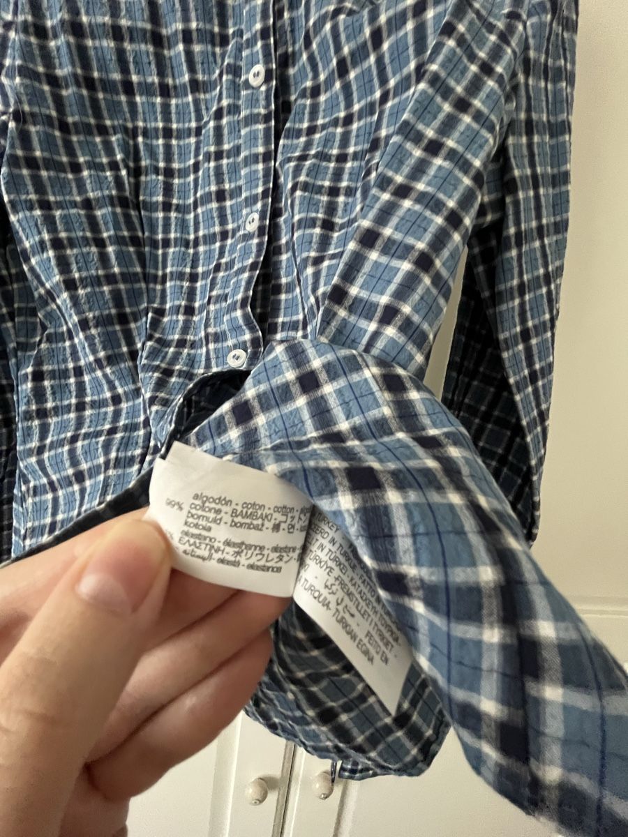 Zara Camicette: Körperbetontes Hemd aus 99 % Baumwolle – Nuovo e nell'imballaggio originale da Allschwil venduto da eyl_bb8q 4