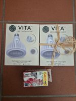 Drei Pflanzenlampen, 2 Vita Led Grow und 1 Light me