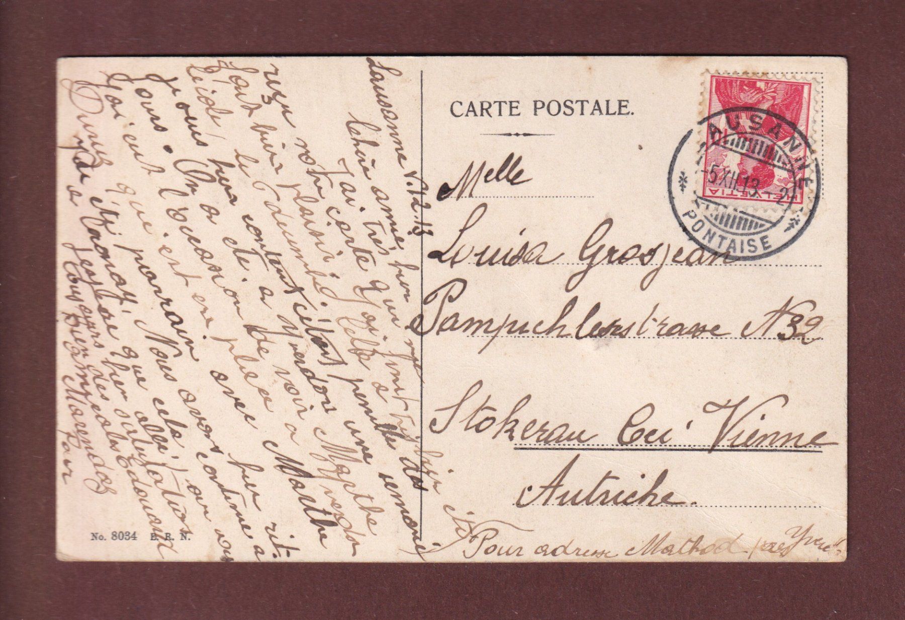 Cartes postales: CHILLON - Château - 1913 – D'occasion à Pully par nicecards-shop 1