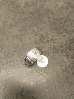 Edelstahl Ring Gr. 18 Silberfarben Zeitlos Neuwertig Top!