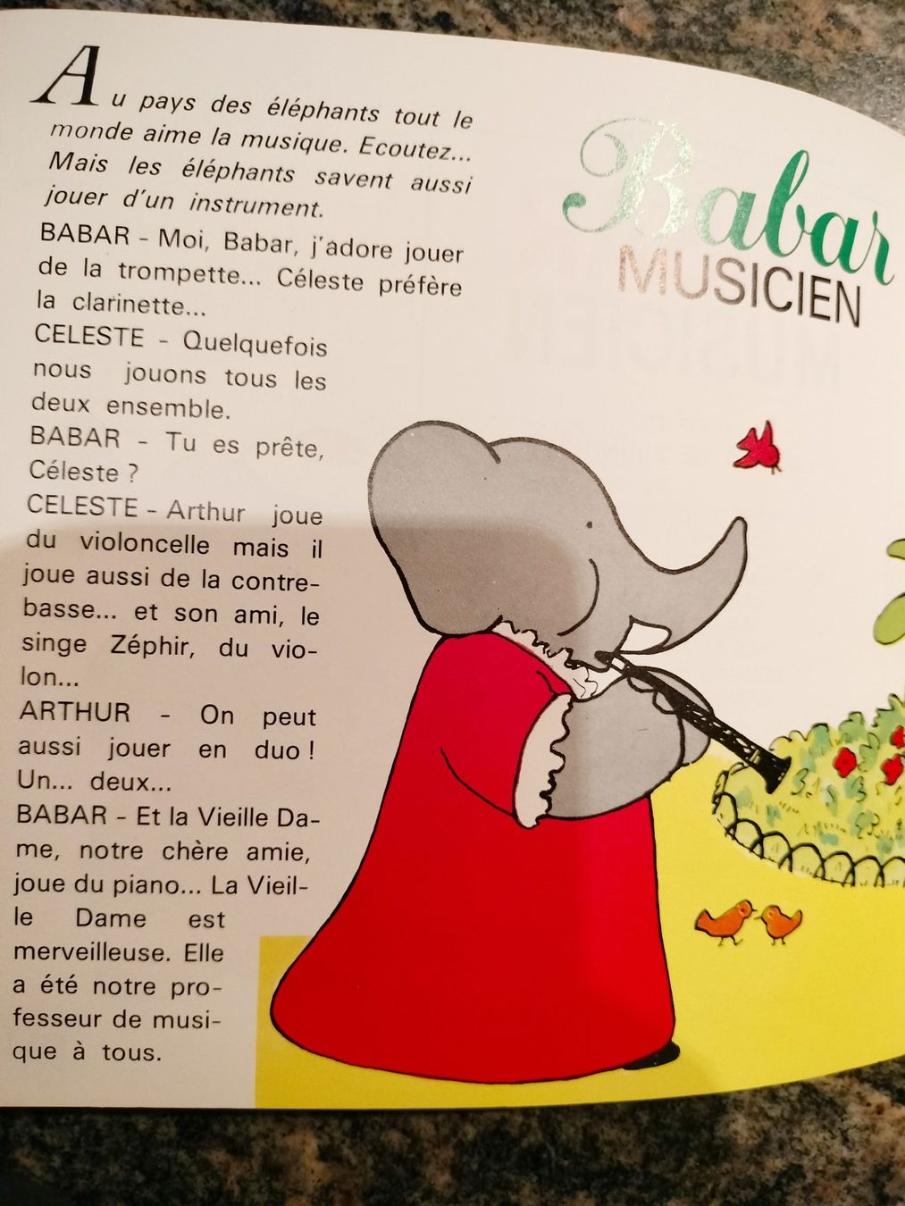 Libri: Babar musicien – Usato da Cortaillod venduto da rozinna 2