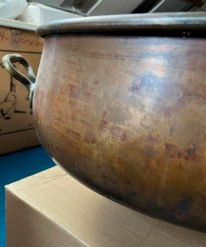 Pentole: Kupferkessel mit Standfüssen – Usato da Schaffhausen venduto da Daco5 4