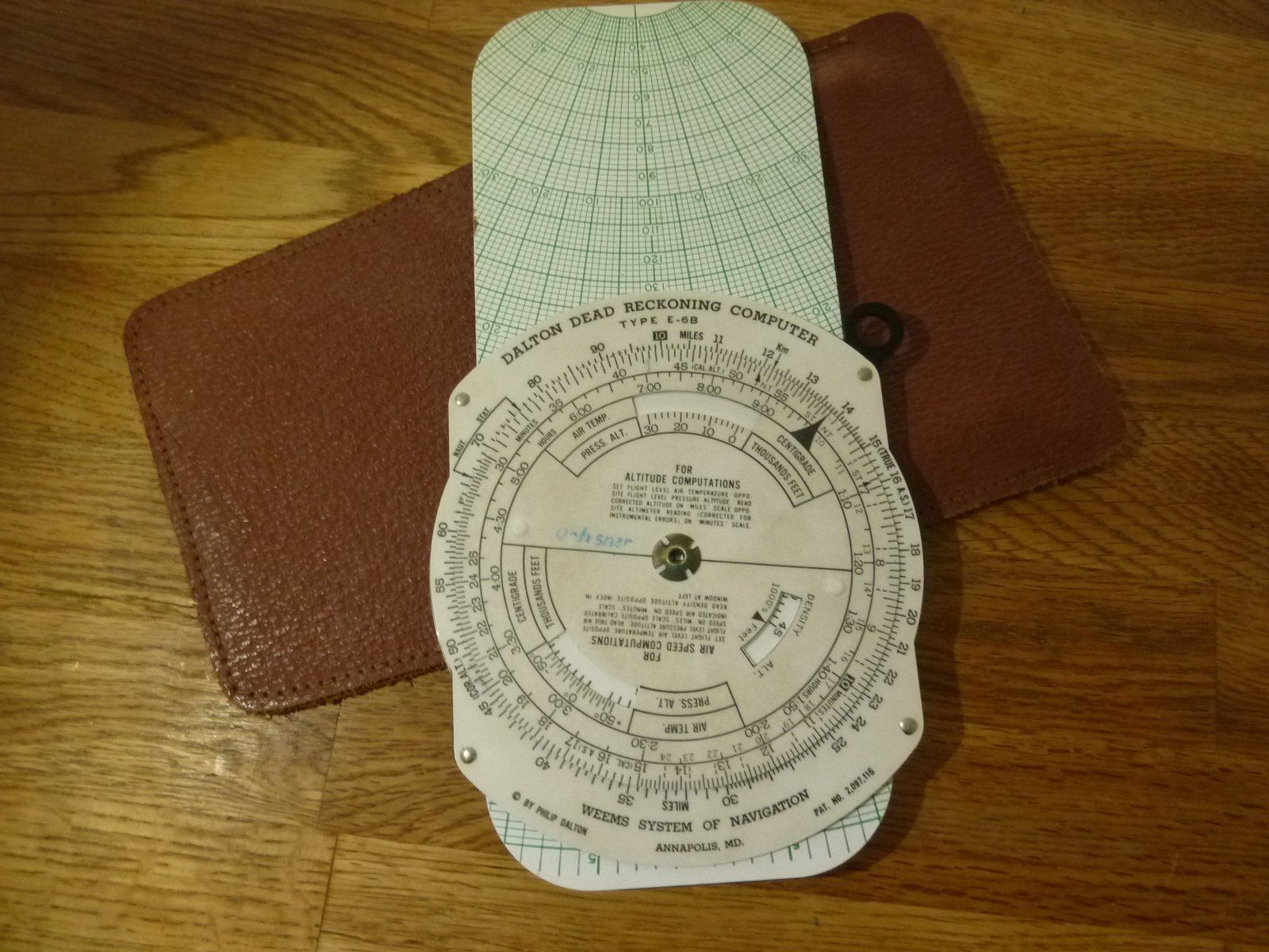Navigation: Dalton-Navigationsrechner Typ E-6B System Old Gnu – D'occasion à Hochfelden par swissice 3