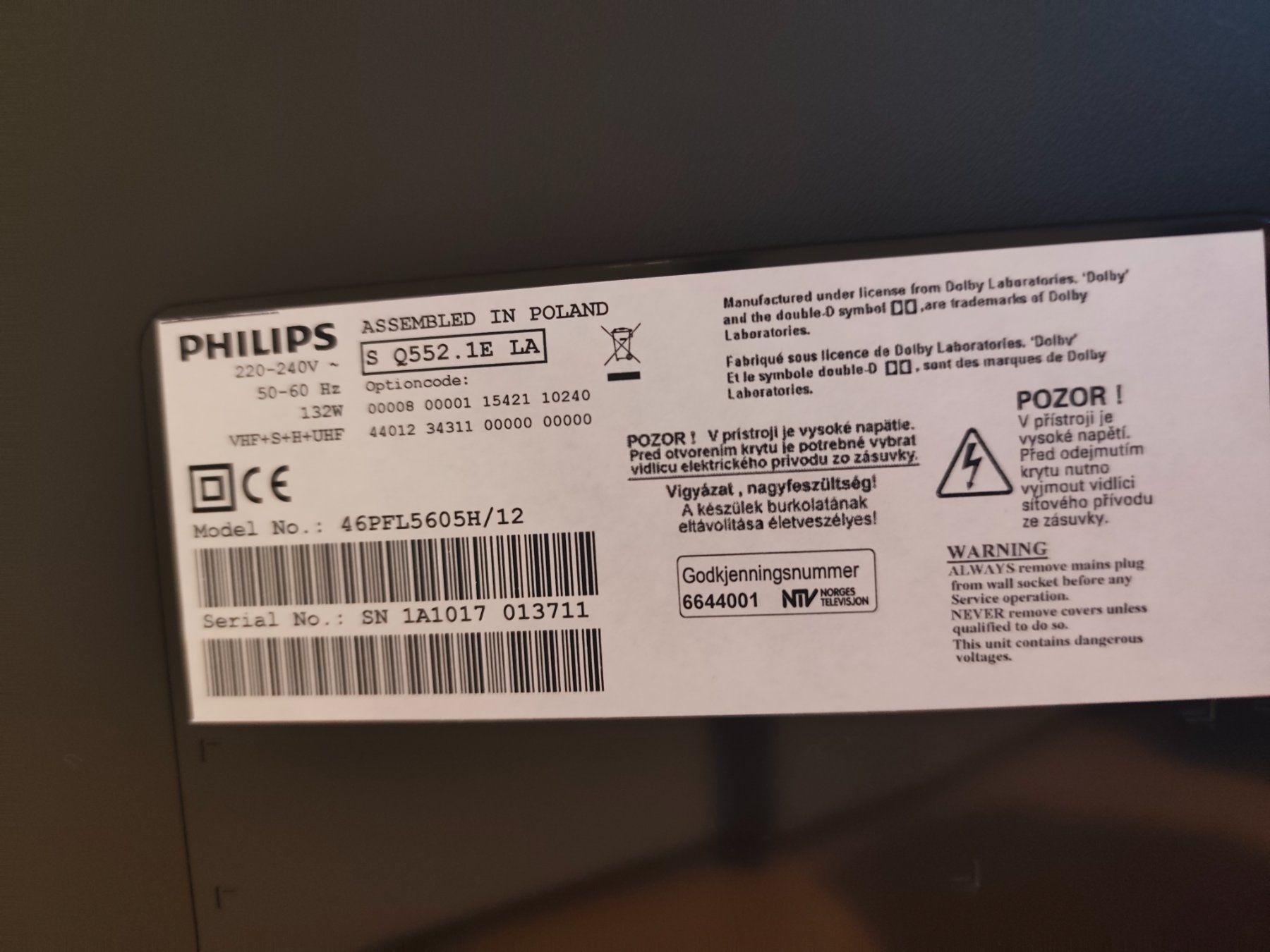 Televisori: Philps Fernseher – Usato da Tegerfelden venduto da jea_f5xk 1