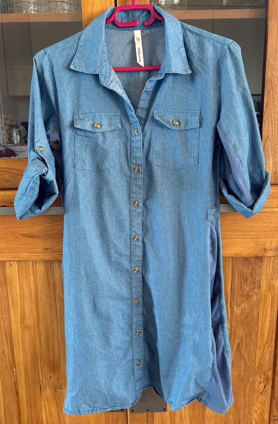 Robes: Kleid/Blusenkleid/ Hemdkleid Jeans mit Einsatz,Gr.S – Neuf (Voir description) à Siblingen par Vany_McDougall