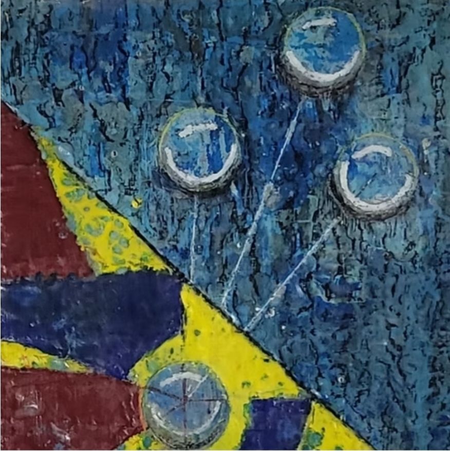 Foto & Immagini: Encaustic Bild, Abstrakte Ballöne – Nuovo (secondo la descrizione) da Meggen venduto da car_rxl6 1