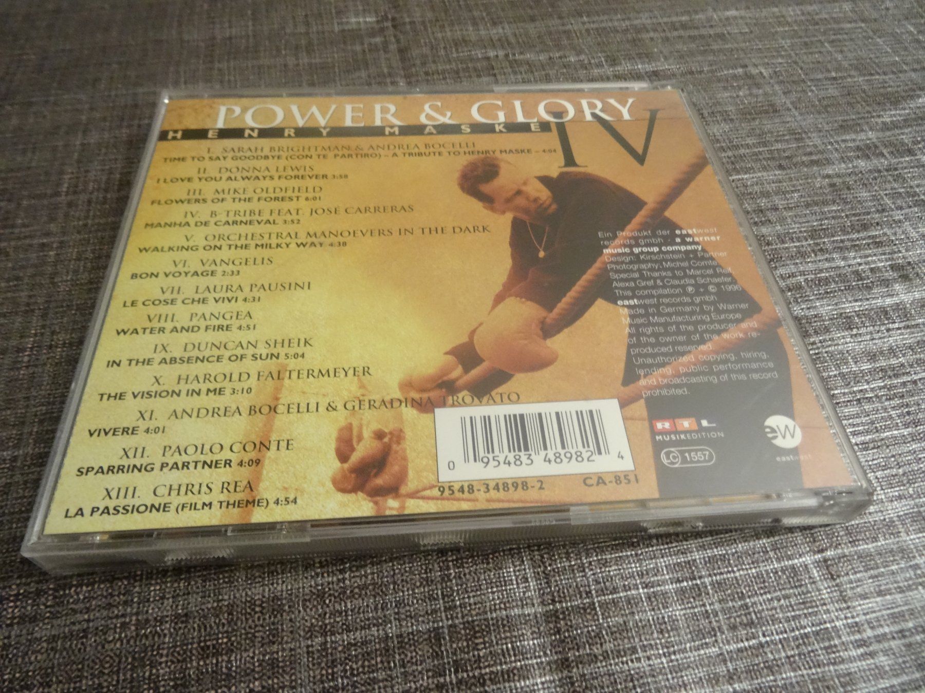 CD: Henry Maske - Power & Glory IV 4 - CD – Usato da Olten venduto da Disc-Ausverkauf 1