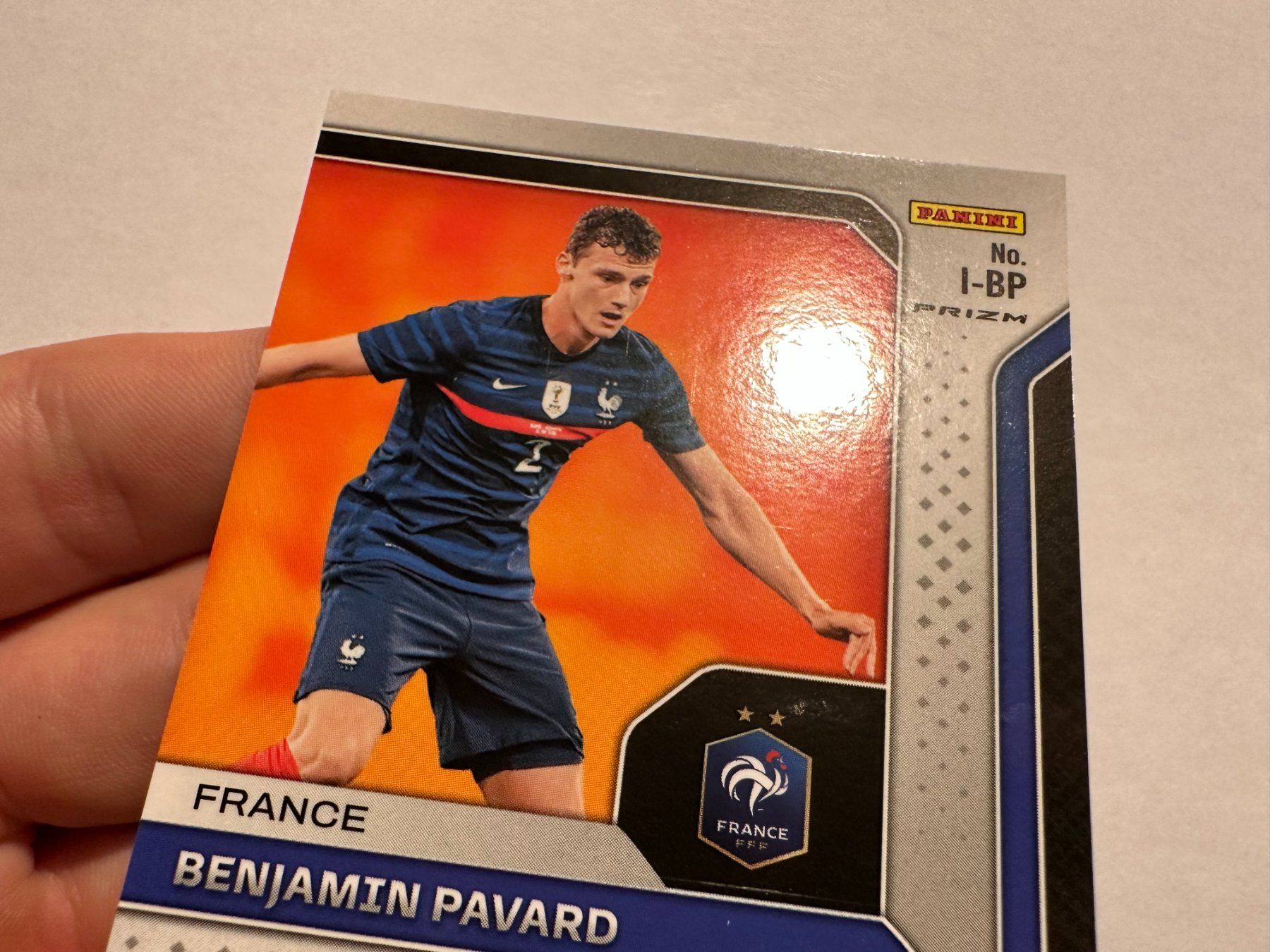 Panini Carte collezionabili: 2022 Panini Prizm World Cup Benjamin Pavard Auto – Usato da Hagendorn venduto da Pokecollectorch 5