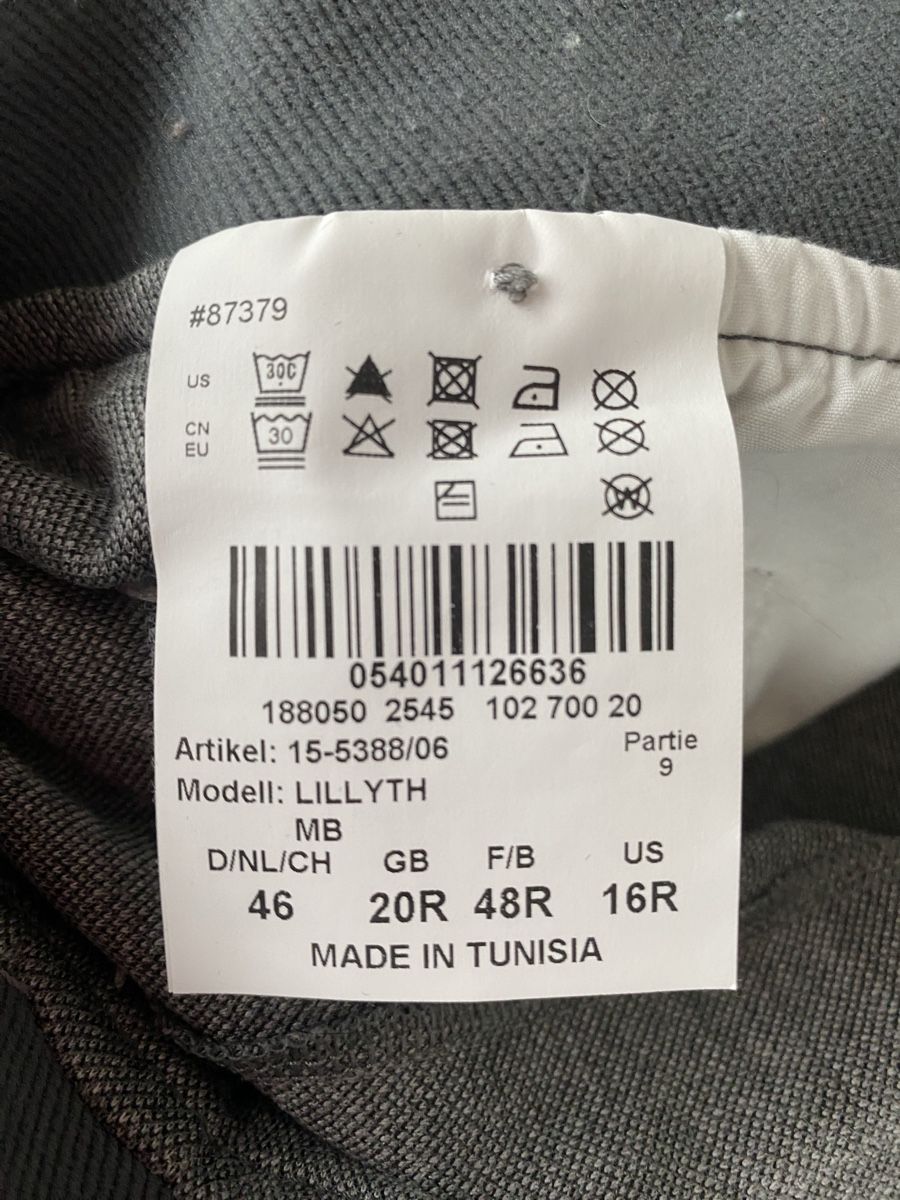 Brax Hosen: Brax Hose Raphaela super slim grau karierte Gr. 46 – Neu (gemäss Beschreibung) aus Meggen von 6003Luzern 5