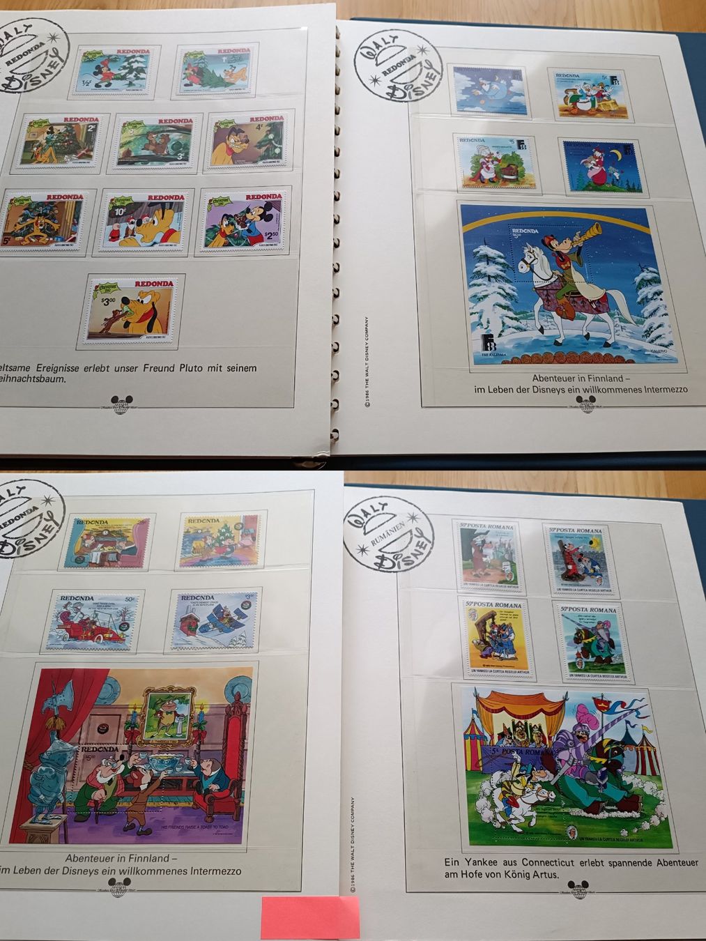Lindner Alben: Disney Briefmarken Album Lesotho – Gebraucht aus Otelfingen von patida 9
