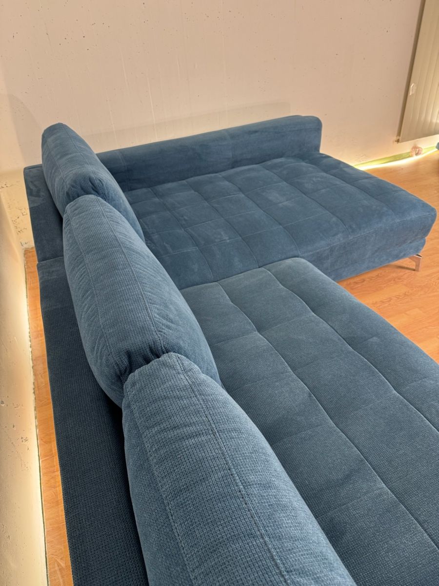 Sofas: Ecksofa Pastellblau Ink.Lieferung – Gebraucht aus Fehraltorf von Sofalab.swiss 2