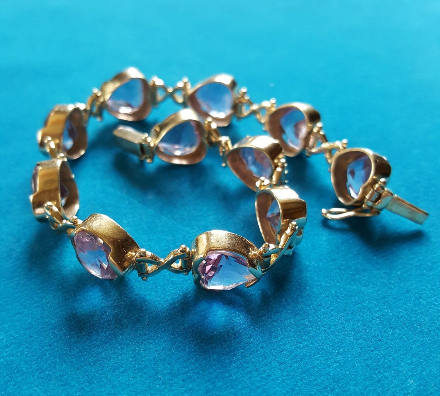 Armbänder & -reifen: Massiv 585 Gold Armband Mit Amethyst – Gebraucht aus Wald ZH von Aniade 3