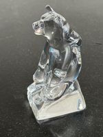 HADELAND Glasfigur BÄR Kristallglas Vintage 