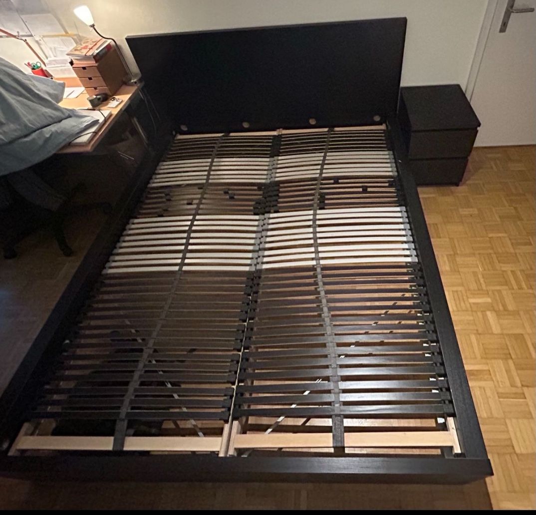 Betten: MALM Serie IKEA Bett 160x200 – Gebraucht aus Bern von max_ckt2 1