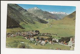 AK ca 1970 Andermatt gegen Gotthard und Furka - Feldpost