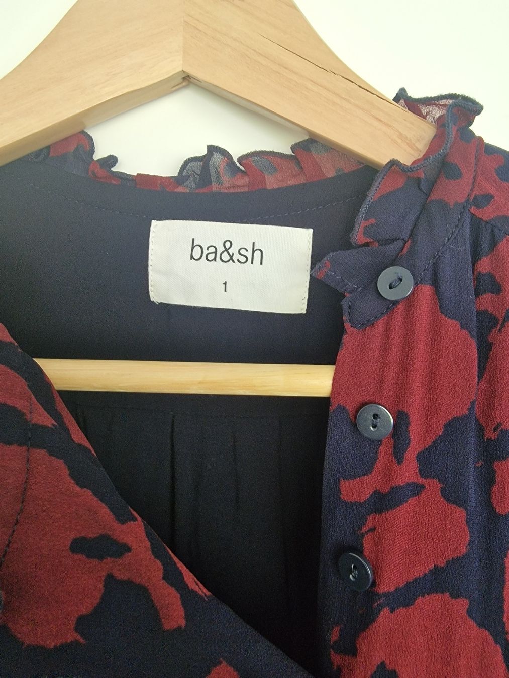 Ba&Sh Vestiti: Robe Ba&sh bordeaux midi – Usato da Genève venduto da alex7926 1