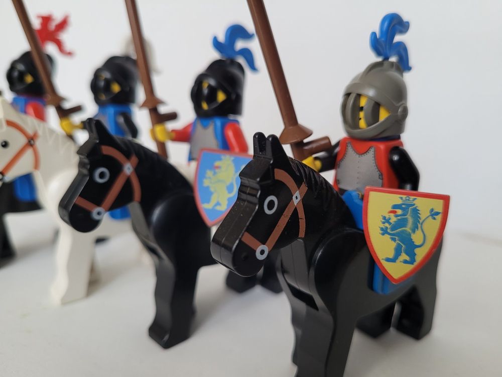 4 Chevaliers Lego Castle Kingdoms/ 4 Lego ritter mit pferd | Kaufen auf ...
