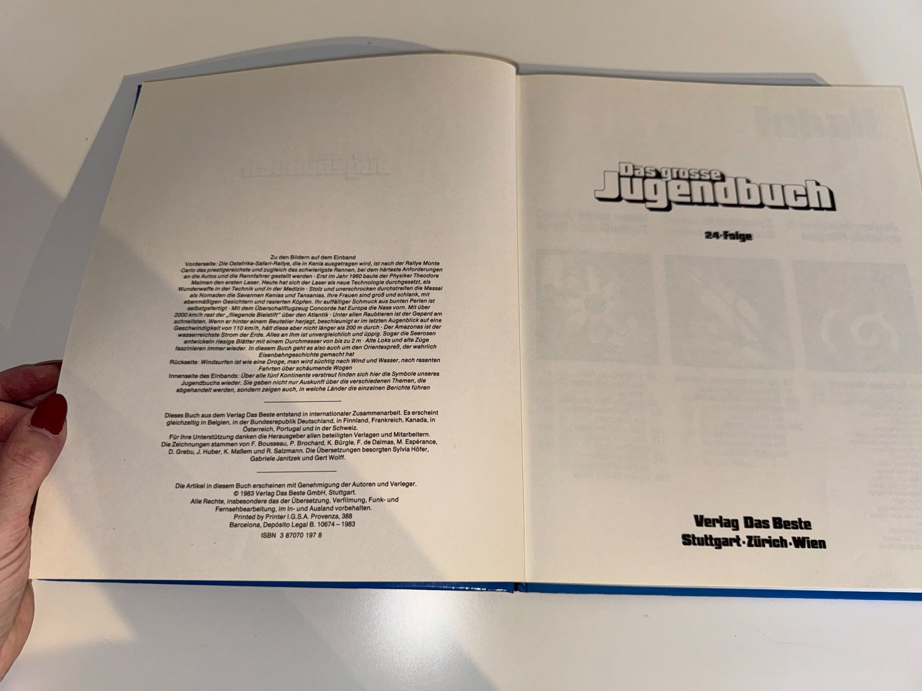 Bücher: BUCH: Das grosse Jugendbuch, 24te Folge – Gebraucht aus Grosswangen von Second_hand_paradise 1
