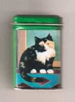 Blechdose mit Katze