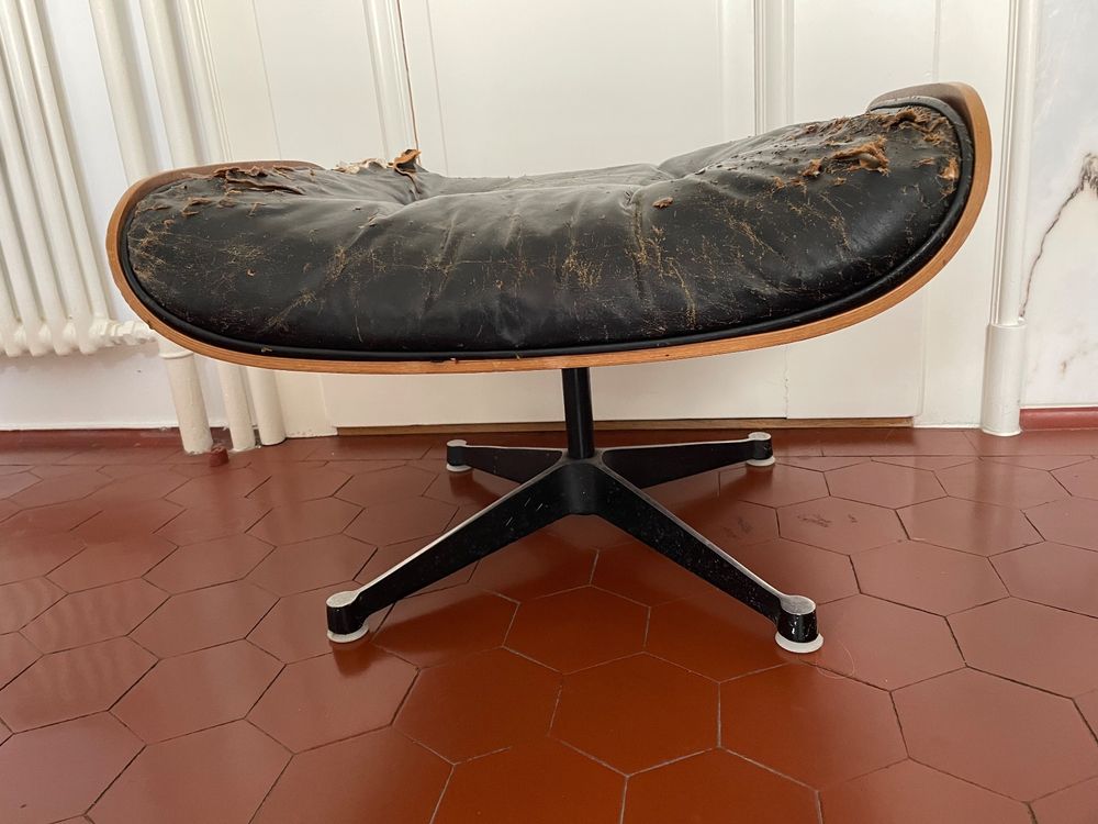 Ottoman Vitra Lounge chair, zum Restaurieren Kaufen auf Ricardo