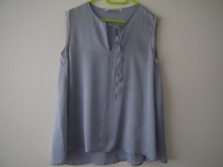 Max Volmáry Bluse A-Linie aus Seide Gr.40