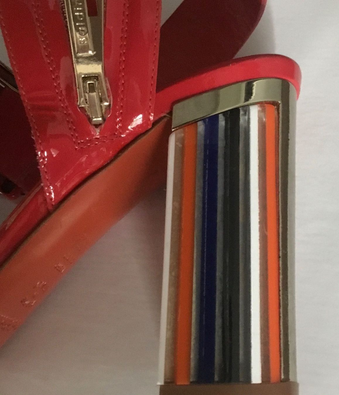 Scarpe da donna: BALDININI red sandals – Usato da Basel venduto da 18Inspiration 3