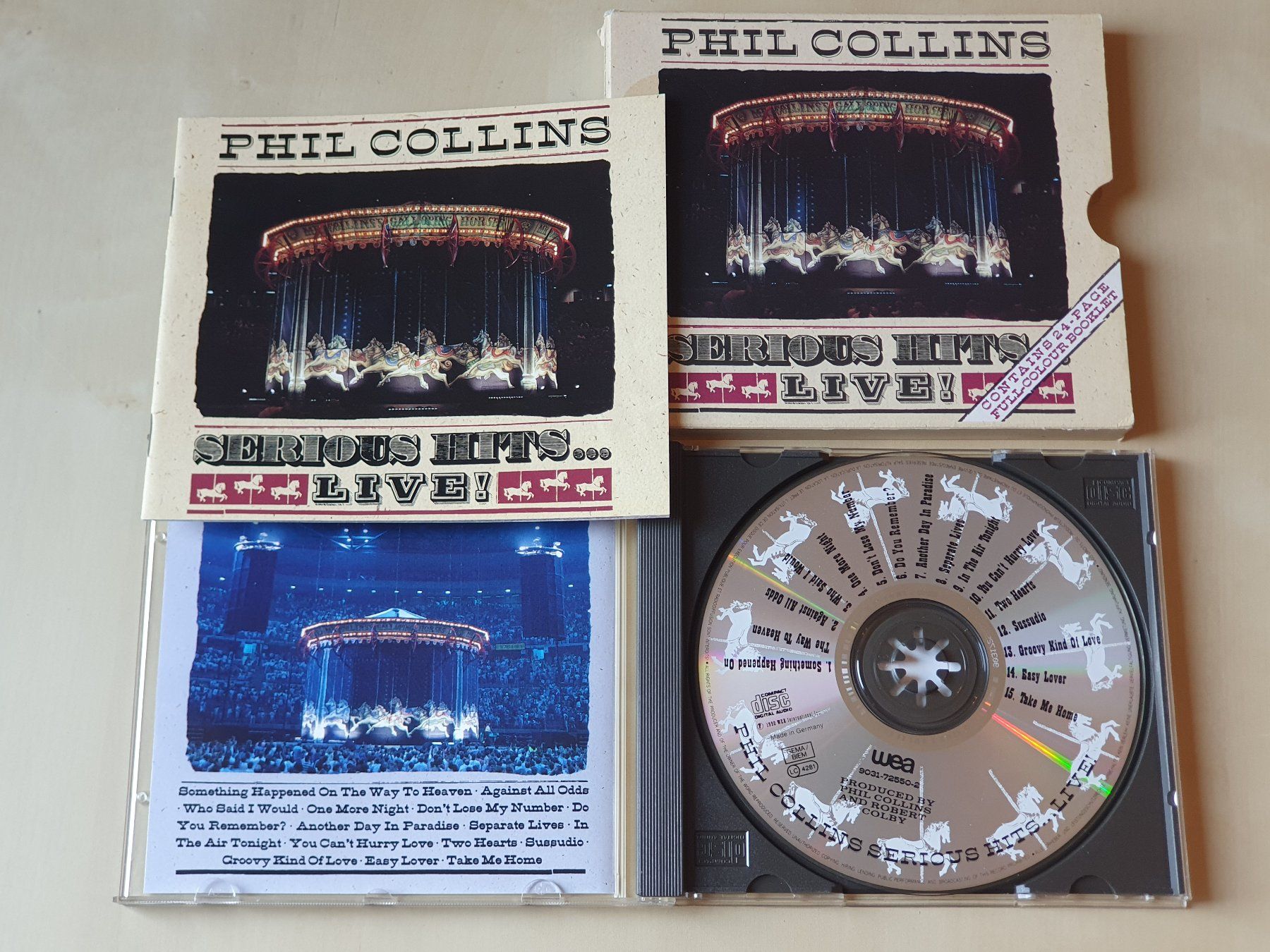 CD: Phil Collins Serious Hits Live – Usato da Stansstad venduto da collectorsshop 2