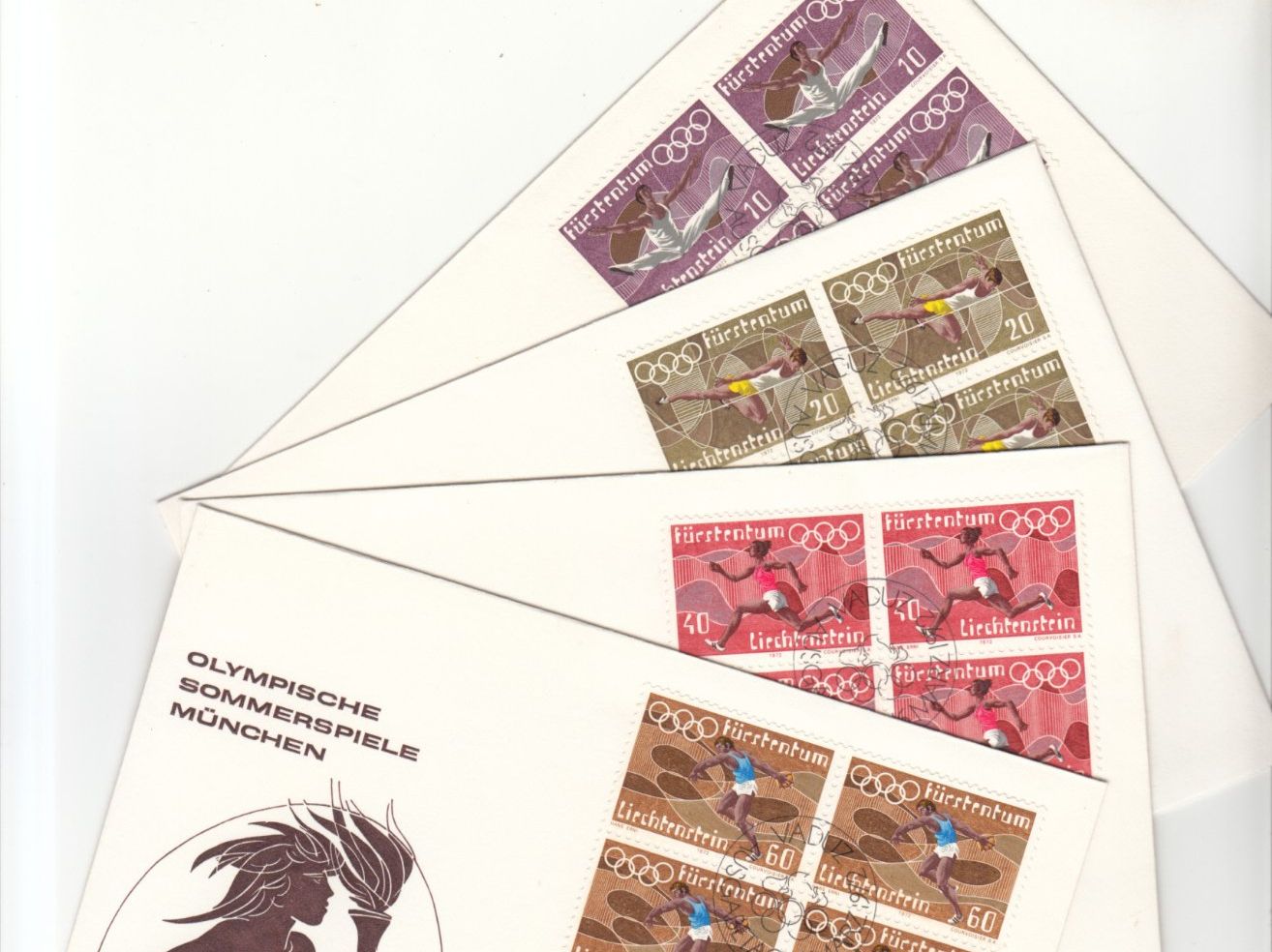 Tutti i francobolli: LBK 497 - 500 im 4er-Block FDC – Usato da Bürglen TG venduto da StampGraf