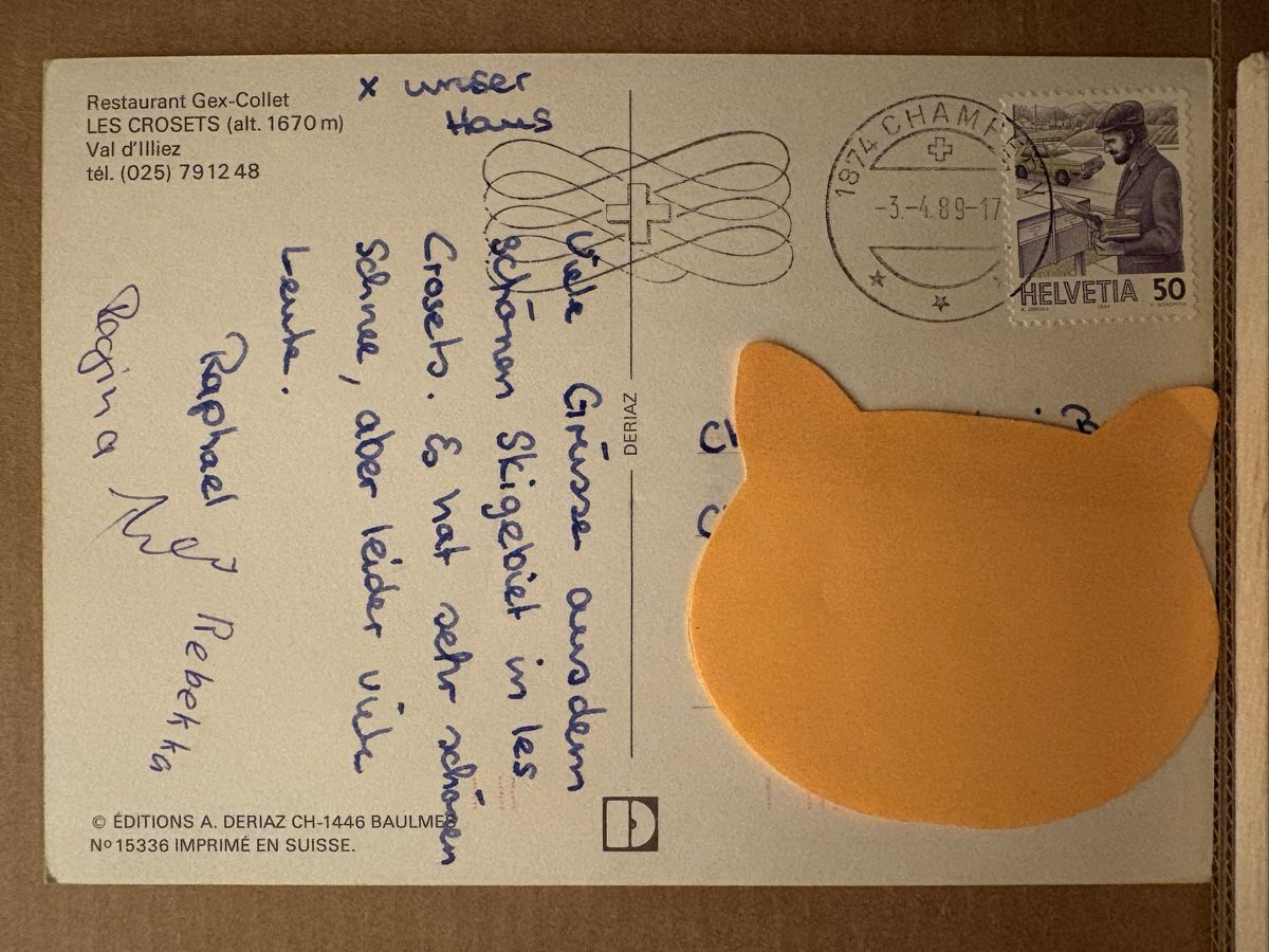 Cartoline postali: AK von Les Crosets – Usato da Rümlang venduto da Kartenpost1 1