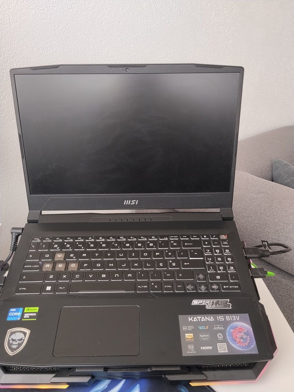 MSI Notebook: MSI KATANA 15 B13V – Usato da Cortaillod venduto da fil_pyh6