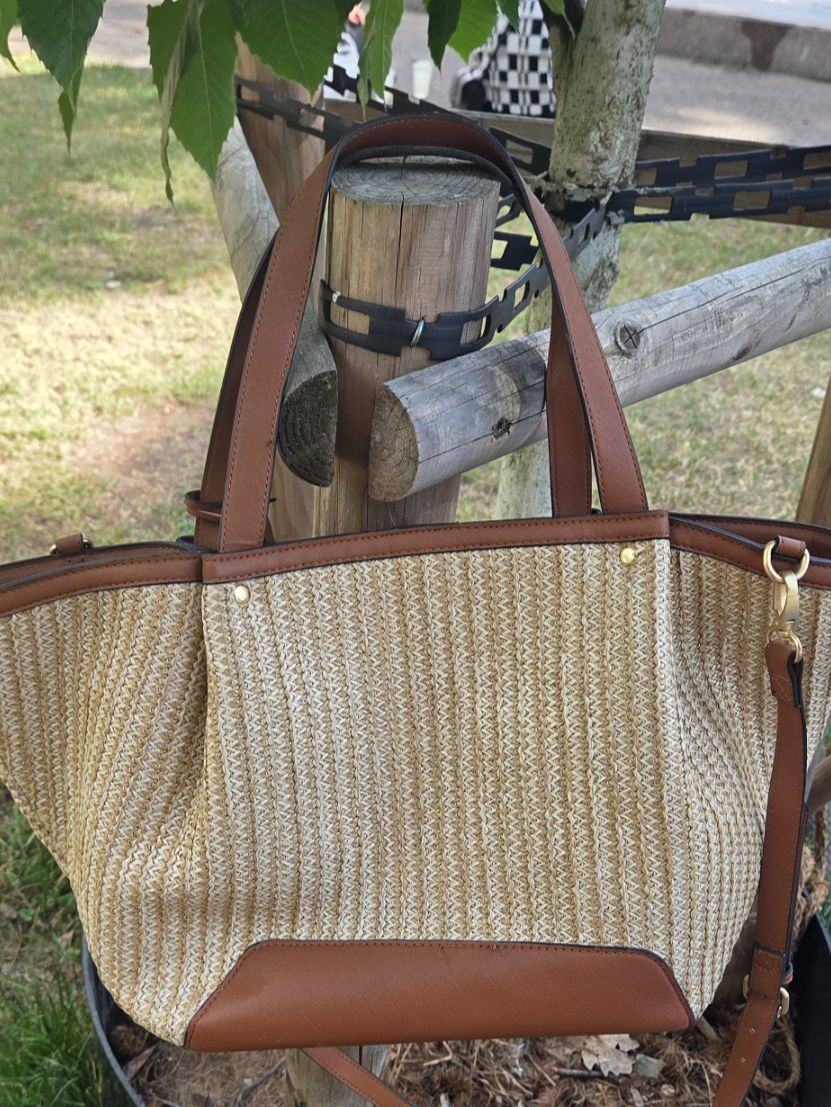 Borse da donna: Spacious RiverIsland rattan bag – Usato da Zürich venduto da giu_tp6p 1