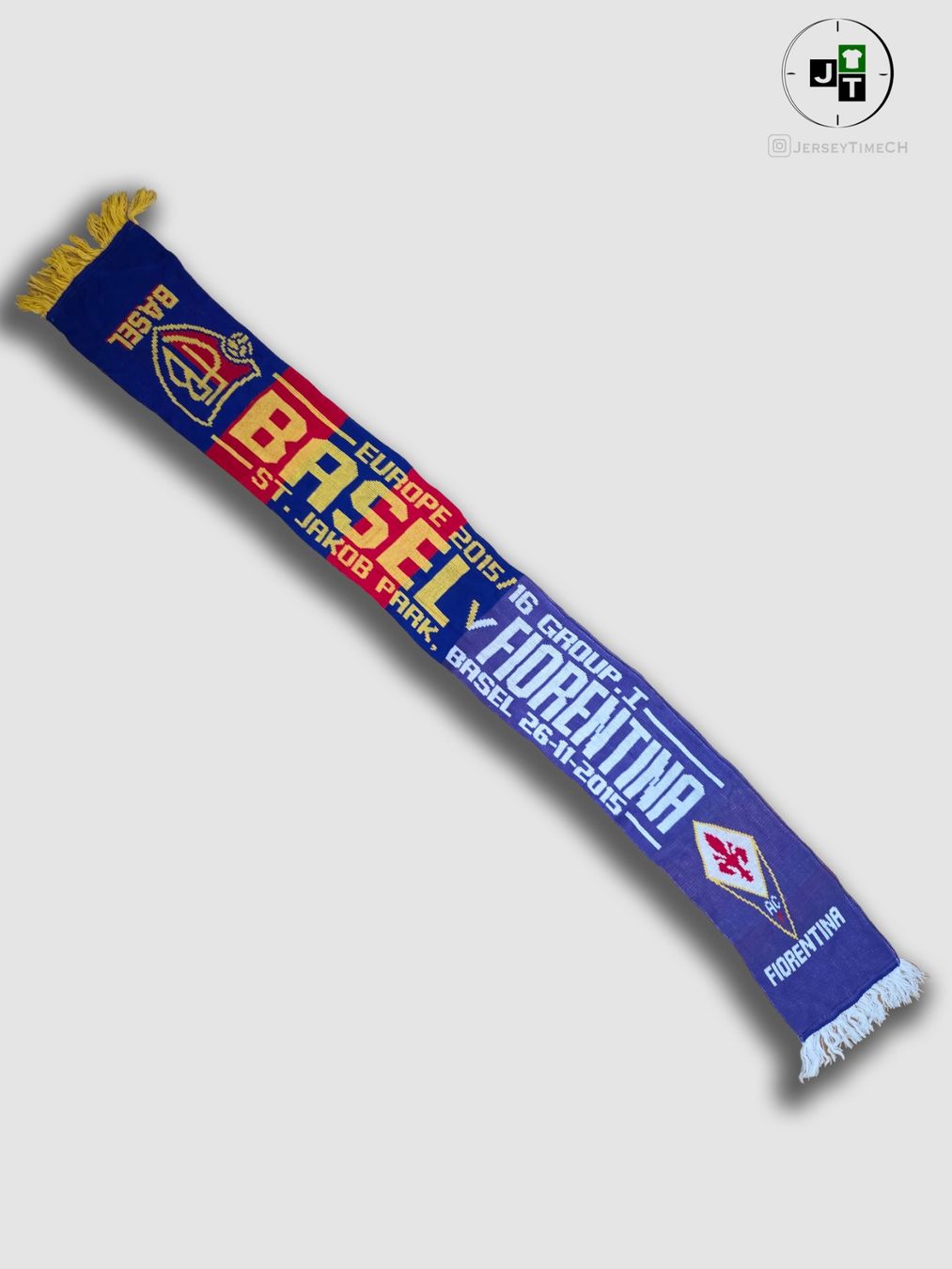 FC Bâle Foulards & écharpes: FC BASEL FIORENTINA 2015 SCHAL – D'occasion à Lüchingen par Jersey_Time