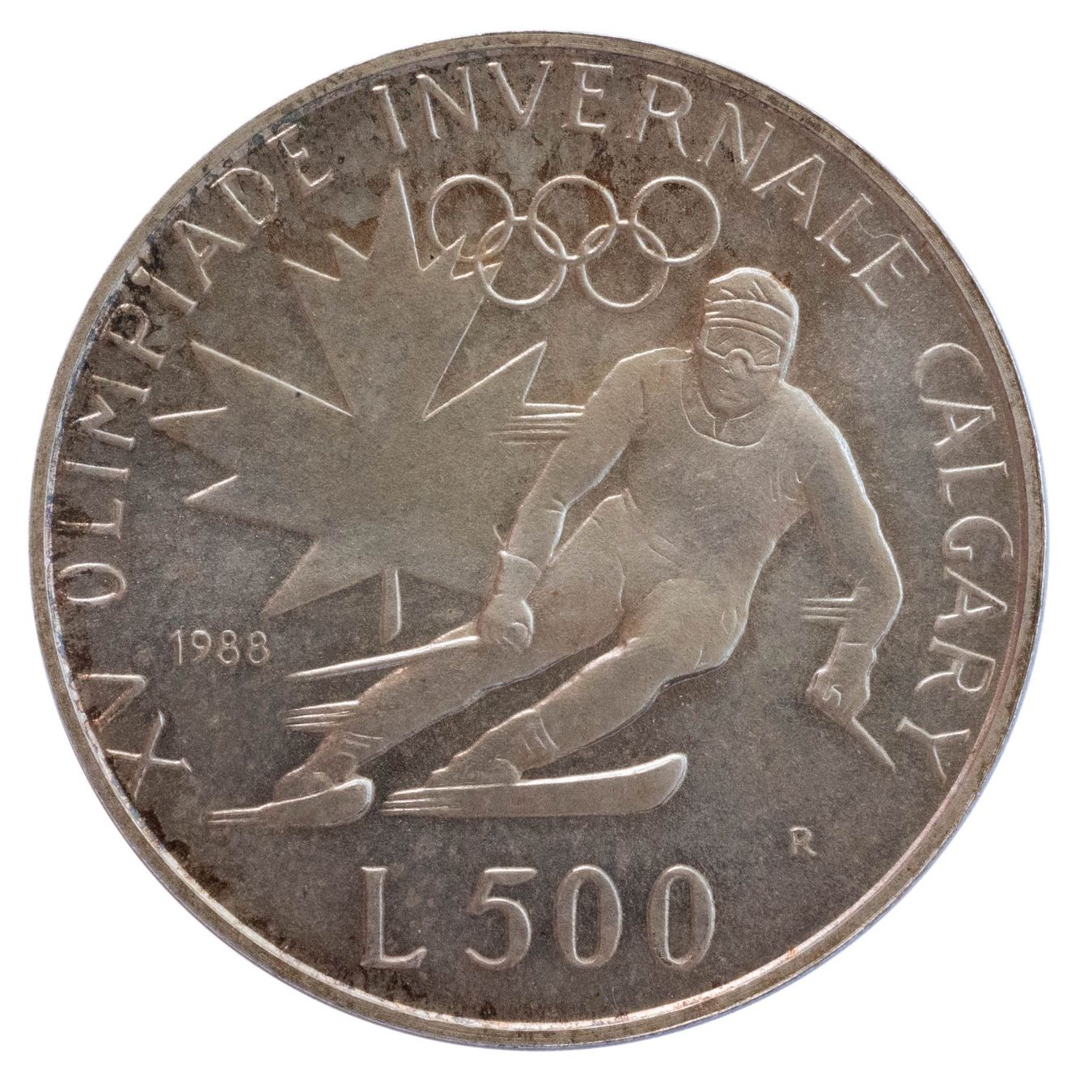Tutti le monete: San Marino 500 Lire 1988 Silber – Nuovo e nell'imballaggio originale da Rotkreuz venduto da num_6343