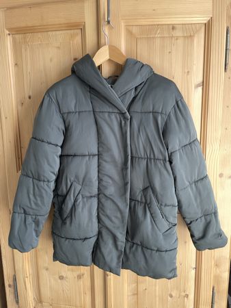 Daunenjacke Grau/ Lang Review