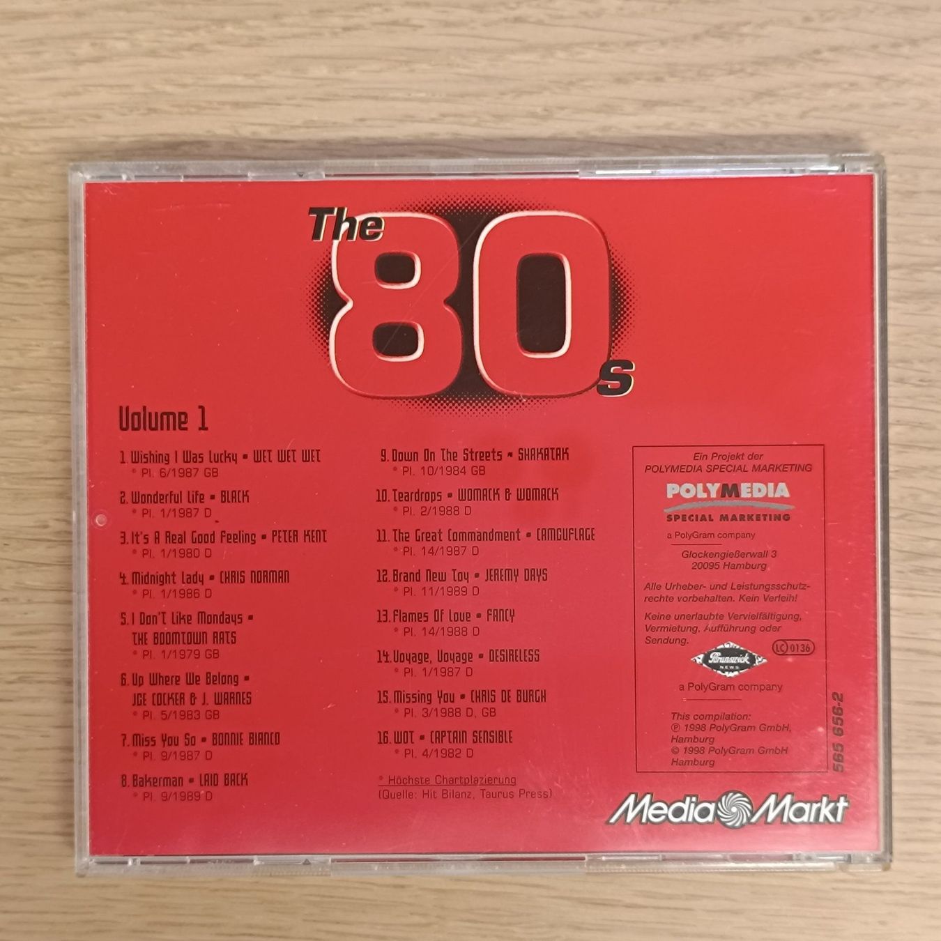 CD: The 80s Volume 1 - CD - diverse Interpreten  F3 – Usato da Sessa venduto da fraenklishop 1