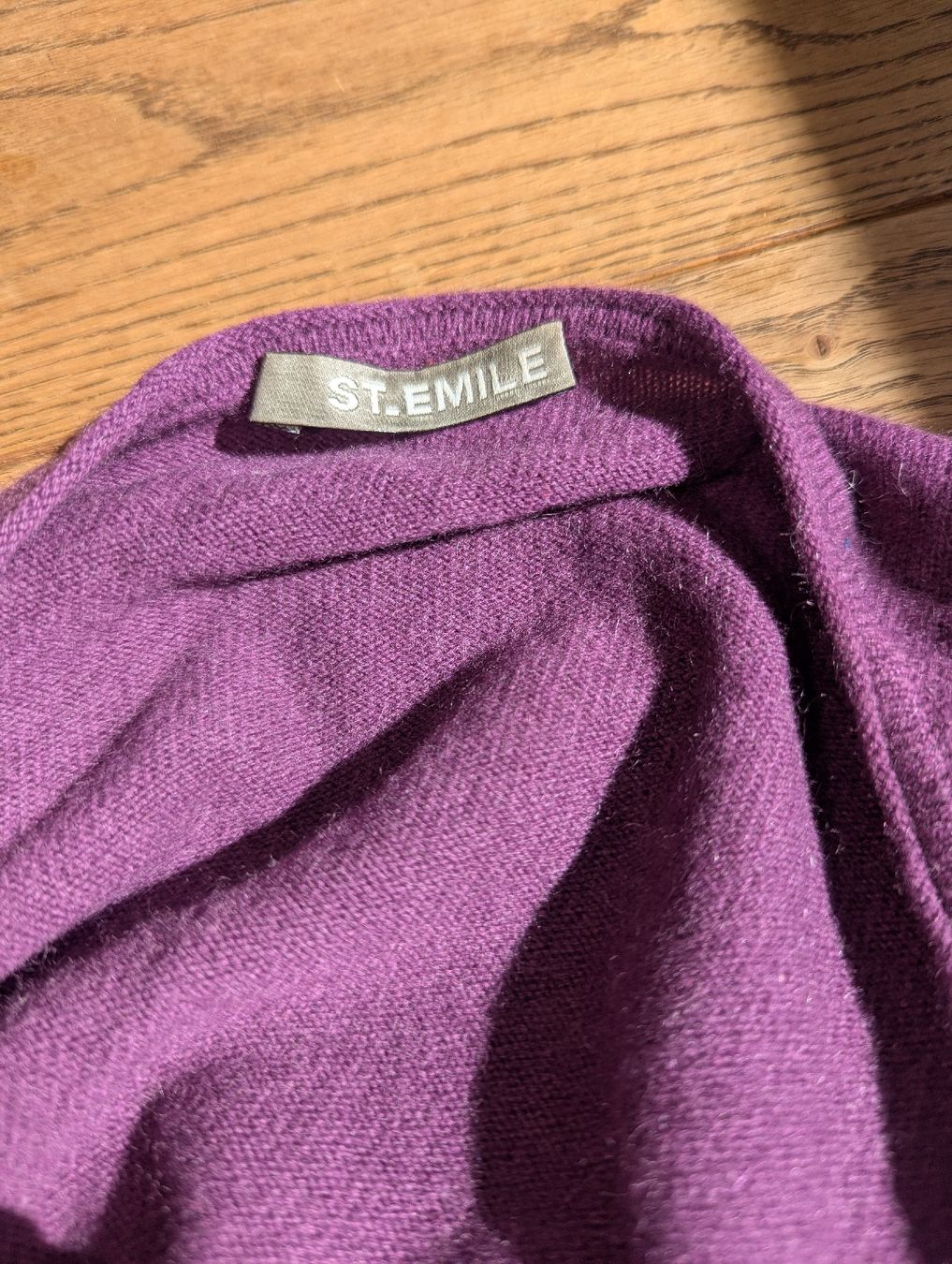 Pullover & Sweatshirts: St. Emile Kaschmir-Pullover in Violett - Gr. 40/42 – Gebraucht aus Altendorf von Eistoelter 4