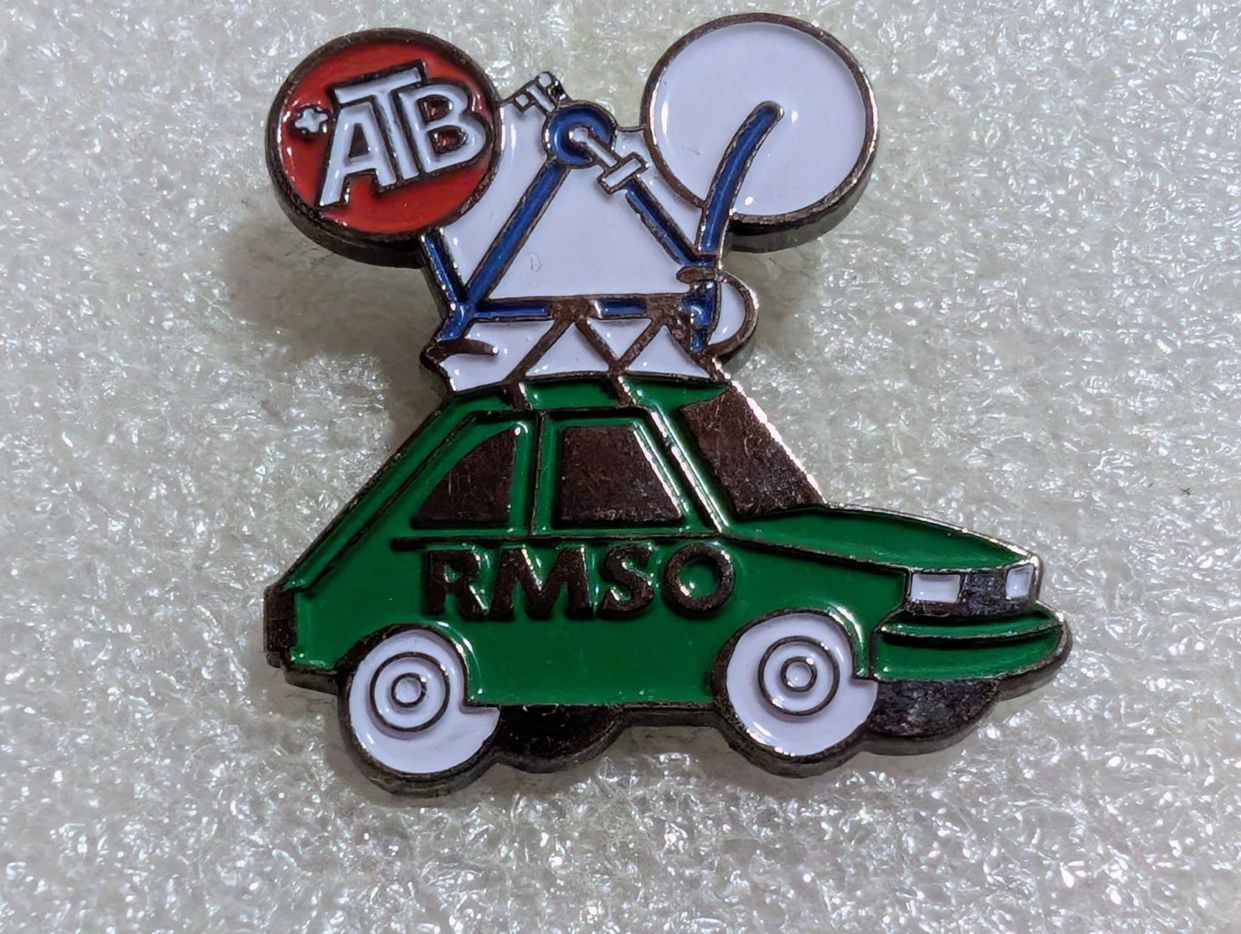 Placchette & Badge: Ansteckpin 172: ATB – Usato da Oppligen venduto da Pin-Fall-Shop
