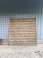 Sichtschutzwand Holz horizontal gebraucht guter Zustand