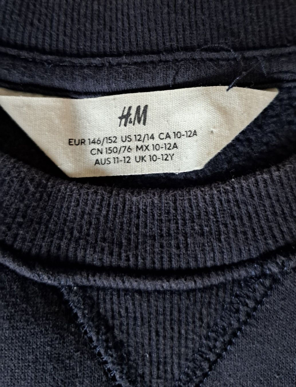 Maglioni & Felpe: Baumwoll Pullover, Grau & Navy, Kinder, Gr.152/164 – Usato da Bassersdorf venduto da mie5 5