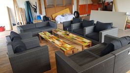 Neu Rattanlounge Rattansofa Rattan Sessel Sofa Lounge Garten