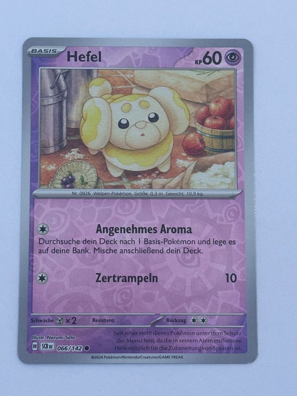 Pokémon Sammelbilder & Trading cards: Pokemon-Karte Hefel 066/142 – Gebraucht aus Herisau von Seyashop1