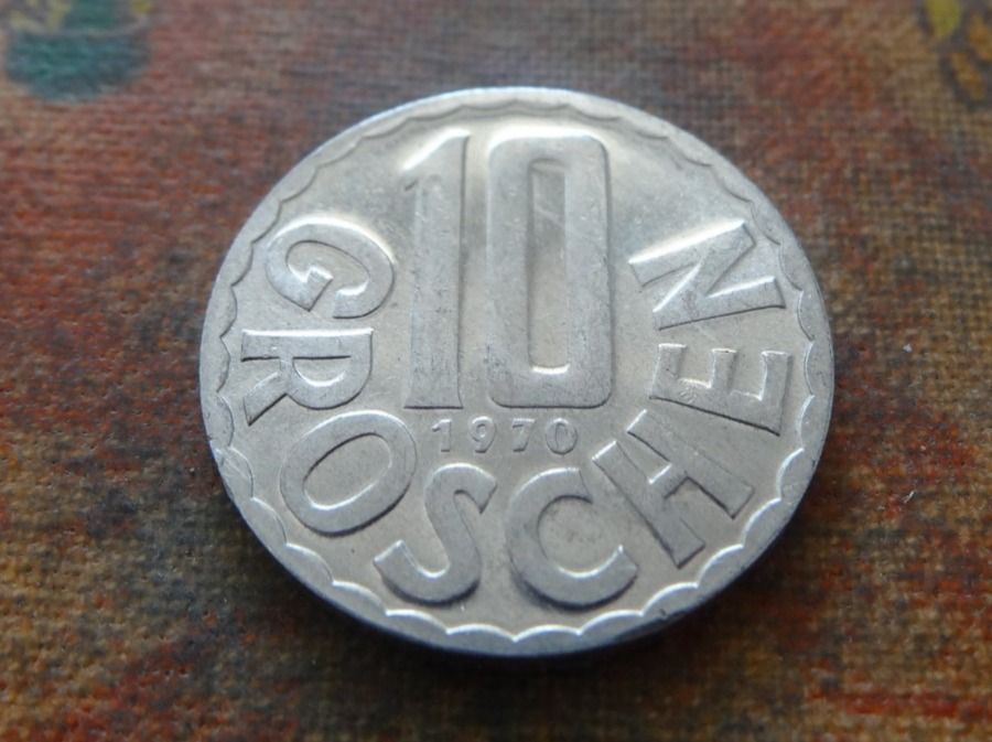 Tutti le monete: AUTRICHE  10  Groschen  1970 – Usato da Romanel-sur-Lausanne venduto da Swift13