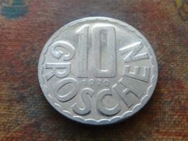 AUTRICHE  10  Groschen  1970